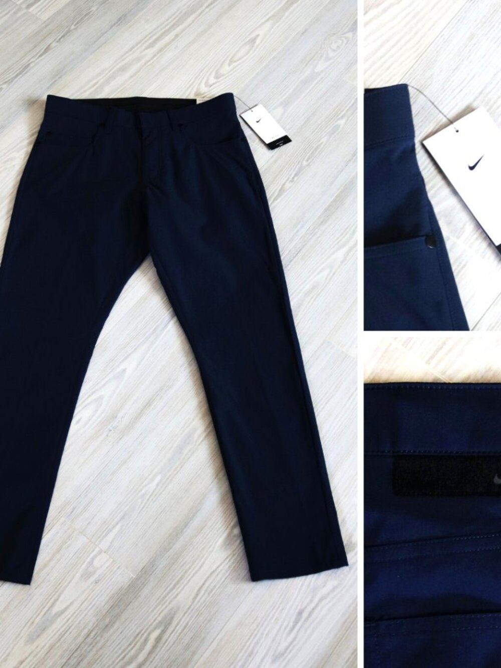 Nike Tour Repel Golf Pants Mens 30x30 Navy DRI-FIT Slim-Fit Performance Trousers